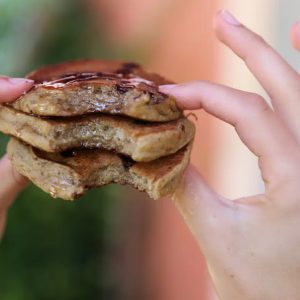 pancakes réalisé avec la préparation énergétique Exior nutrition Bollène