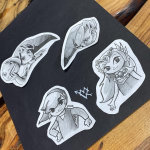 dessin Zelda birdy ink Bollène