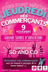 Affiche de l'événement de Bollène Activ' Jeudredi du 9 novembre 2023