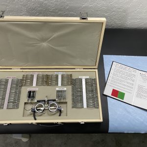photo d'une mallette de de controle de vue