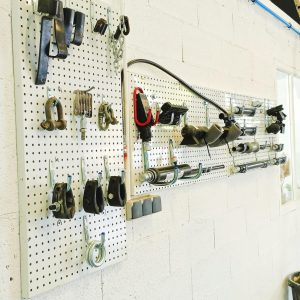 photo du tableau d'outils de la carosserie Mounier à Bollène