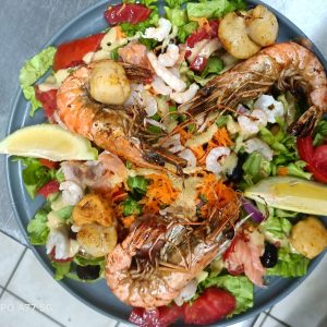 photo d'une salade repas, Le Paris RocKfé à Bollène